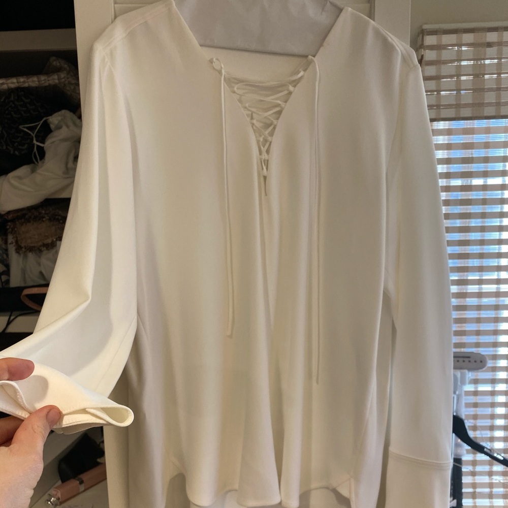 Stella MCCartney white dressy blouse